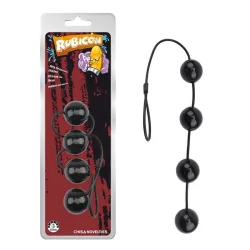 Rubicon Boules anales Rubicon S 25 x 4cm Noires